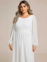 ever CELESTE|Chiffon High Empire Waist Puff Sleeve Mother Dress