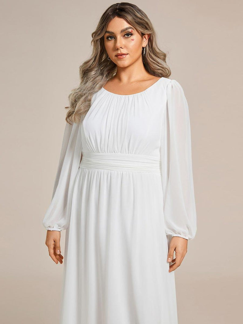 ever CELESTE|Chiffon High Empire Waist Puff Sleeve Mother Dress