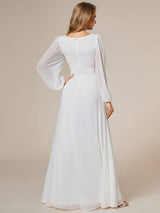ever CELESTE|Chiffon High Empire Waist Puff Sleeve Mother Dress