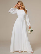 ever CELESTE|Chiffon High Empire Waist Puff Sleeve Mother Dress
