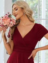 ever TÉRESA|Simple Pleated Empire Waist A-Line Bridesmaid Dress