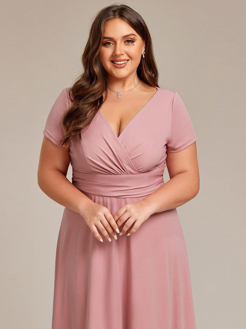 ever TÉRESA|Simple Pleated Empire Waist A-Line Bridesmaid Dress
