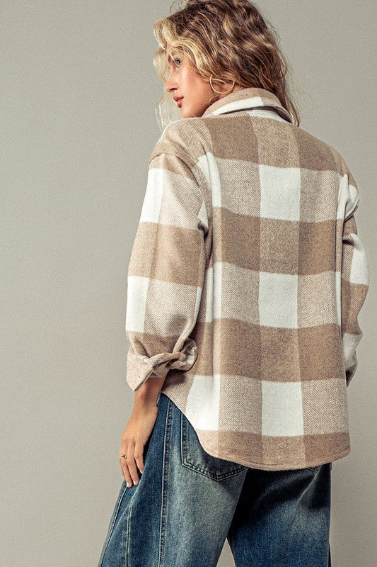 Jacket flannel plaid