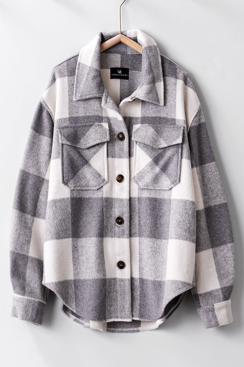 Jacket flannel plaid
