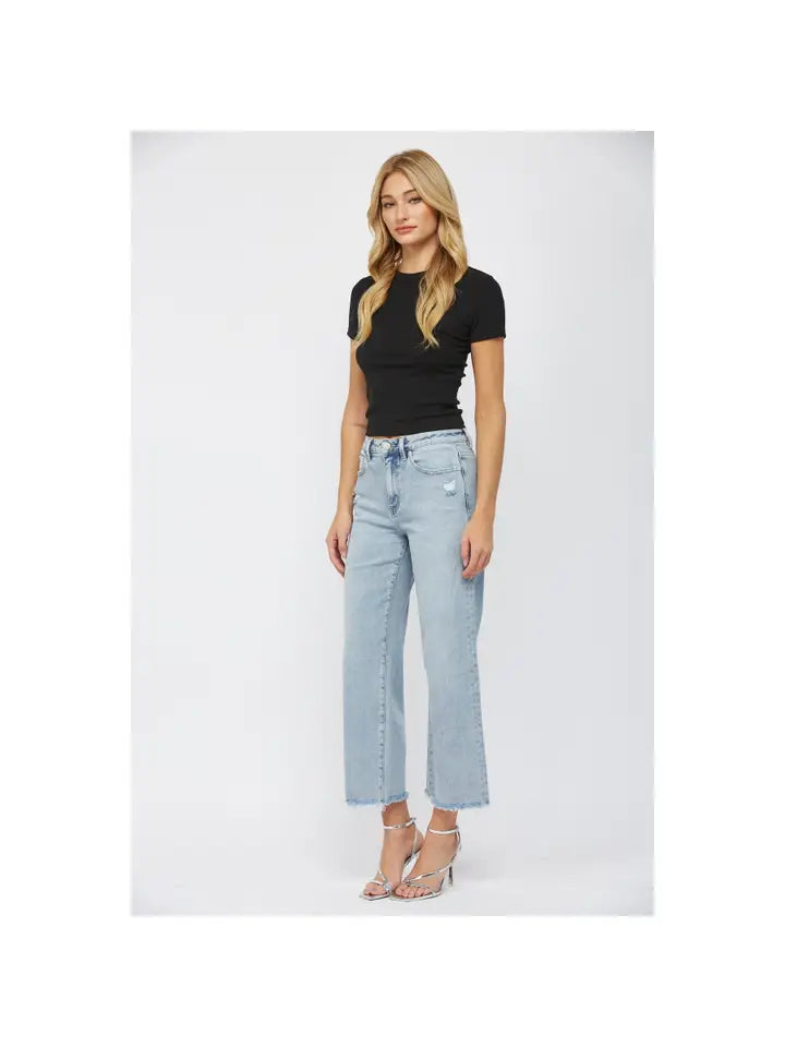 Jean Mica High Rise Ankle