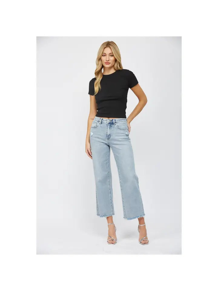 Jean Mica High Rise Ankle