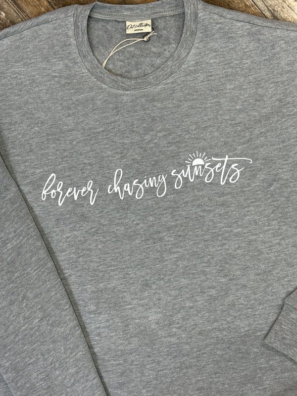 Forever Chasing Sunsets Graphic