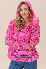 Hoodie Crochet Knit
