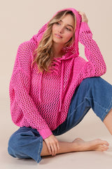 Hoodie Crochet Knit