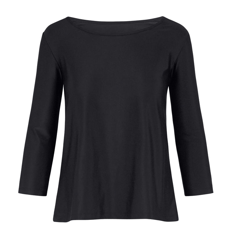 Women's 3/4 Sleeve Scoop Swing Top