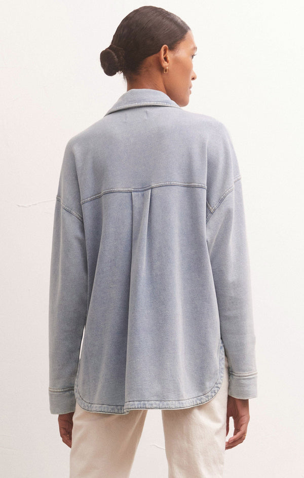 Z Supply Knit Denim Jacket