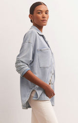 Z Supply Knit Denim Jacket