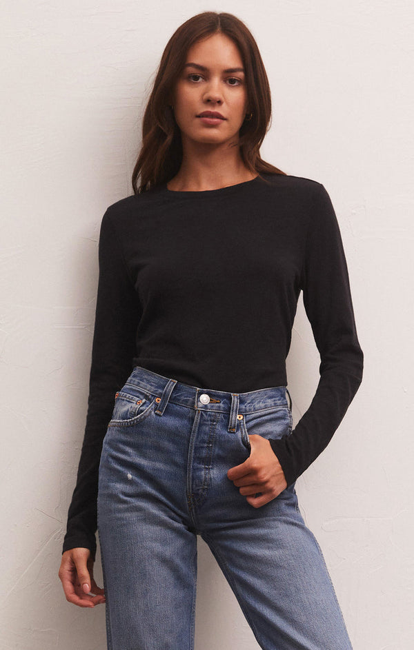 Z Supply Modern Slub Long Sleeve Tee