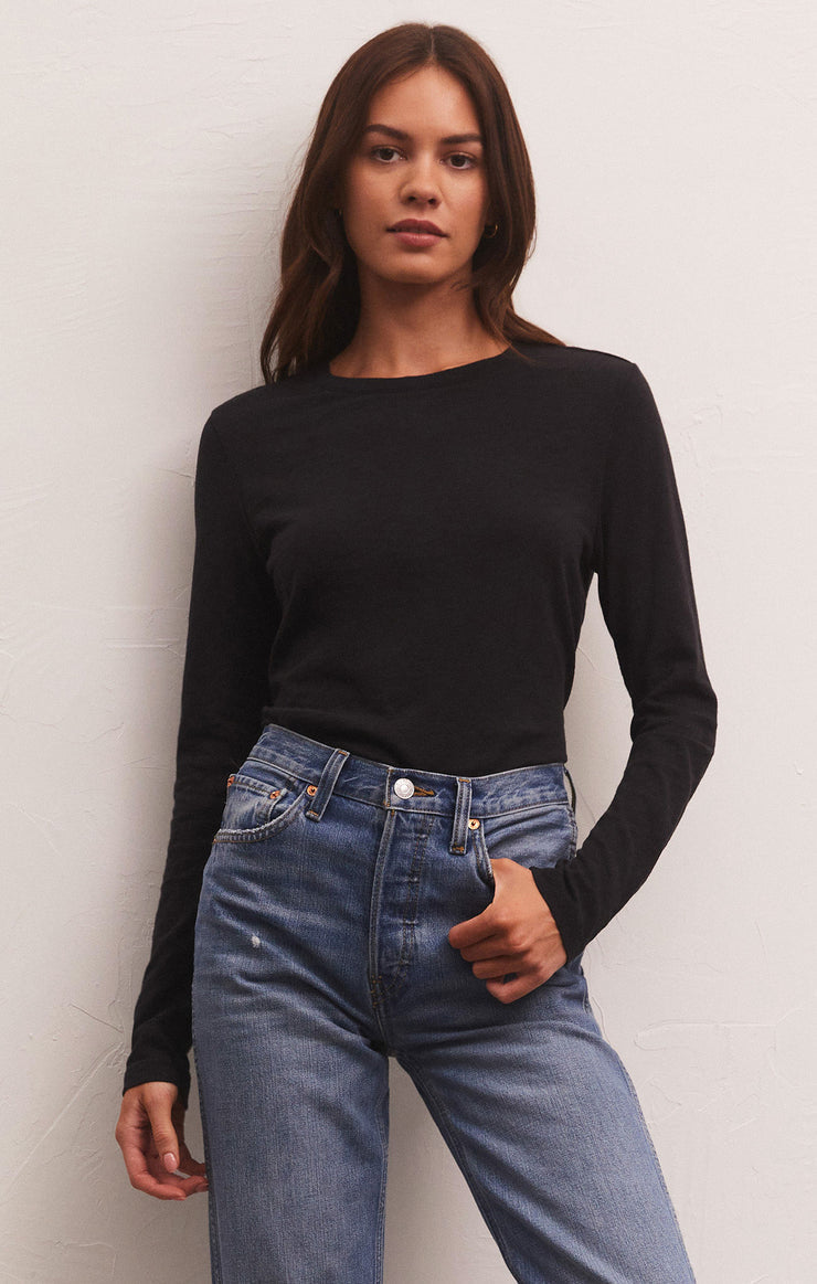 Z Supply Modern Slub Long Sleeve Tee