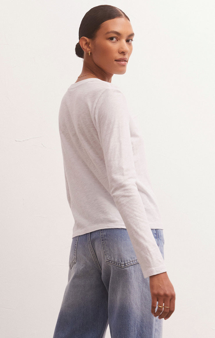 Z Supply Modern Slub Long Sleeve Tee
