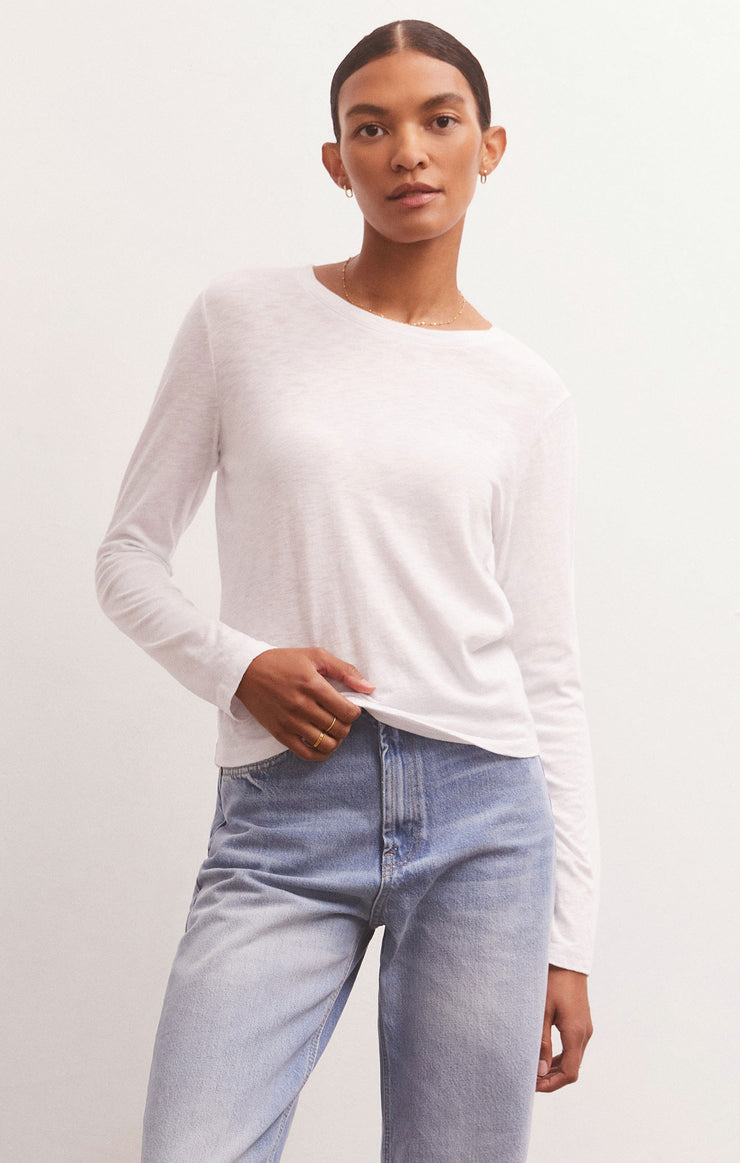 Z Supply Modern Slub Long Sleeve Tee