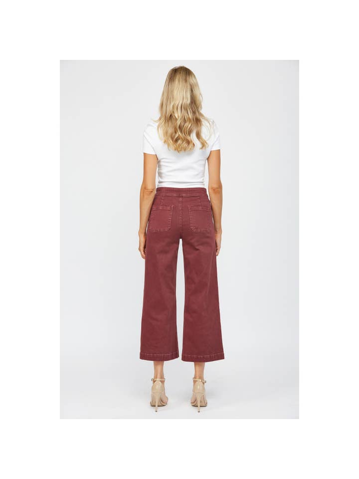Jean Mica High Rise Wide Crop