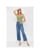 Jean Mica Wide Leg Crop