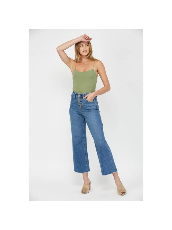 Jean Mica Wide Leg Crop
