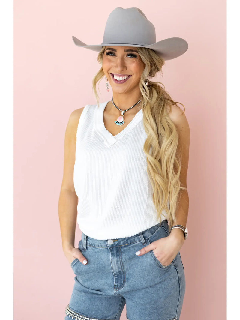 Everyday Essentials V-Neck Tank Top