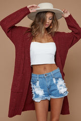 Cardigan open front