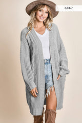 Cardigan open front