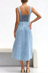 Denim Midi Dress
