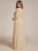 ever CELESTE|Chiffon High Empire Waist Puff Sleeve Mother Dress