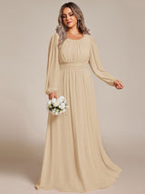ever CELESTE|Chiffon High Empire Waist Puff Sleeve Mother Dress