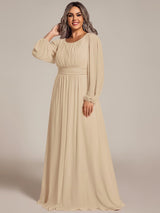 ever CELESTE|Chiffon High Empire Waist Puff Sleeve Mother Dress