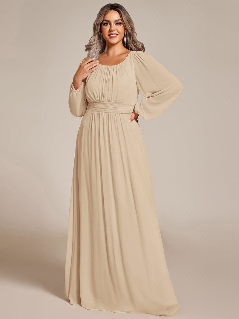 ever CELESTE|Chiffon High Empire Waist Puff Sleeve Mother Dress