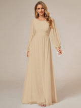 ever CELESTE|Chiffon High Empire Waist Puff Sleeve Mother Dress