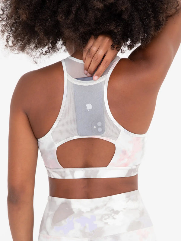 Watercolor Razorback Sports Bra