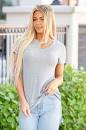 Slim Fit Unbalanced T-Shirt