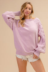 Sweater cable knit