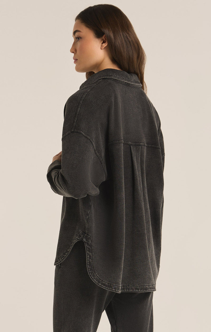 Z Supply Knit Denim Jacket